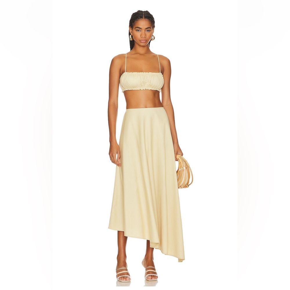 Worm once! Asymmetrical Midi Skirt